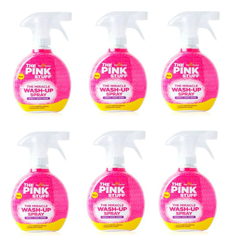 6x Lavalozas The Pink Stuff Wash-up  500 Ml Envió Todo Chile