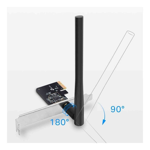 Imagen 3 de 4 de Tarjeta Wifi Tplink Archer T2e Ac600 Pciex Dual Band 5ghz