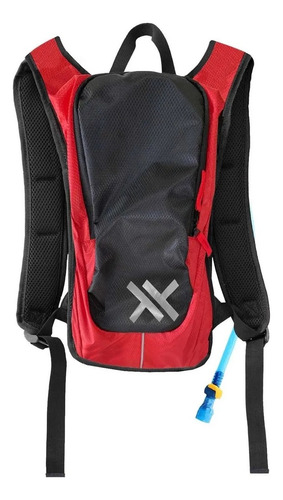 Mochila Bolsa Hidratação Mattos Racing Bike Mtb Moto 2 L Cor Vermelho Desenho do tecido Poliéster