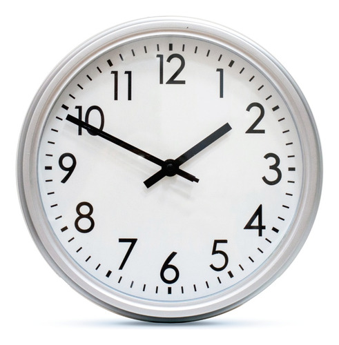 Imagen 2 de 2 de Reloj De Pared Clasico Colores 25cm