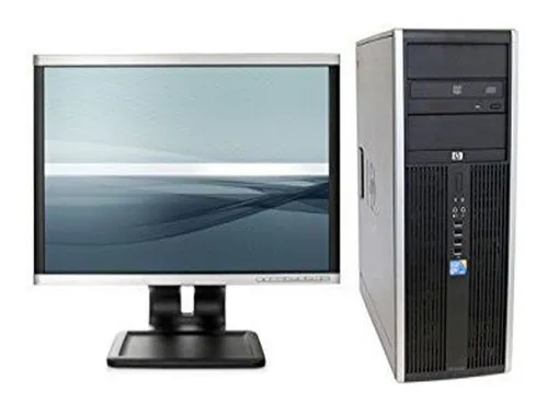 Pc Completa Core 2 Duo Dell /h Wiffi Monitor Lcd De 17 Offic (Reacondicionado)