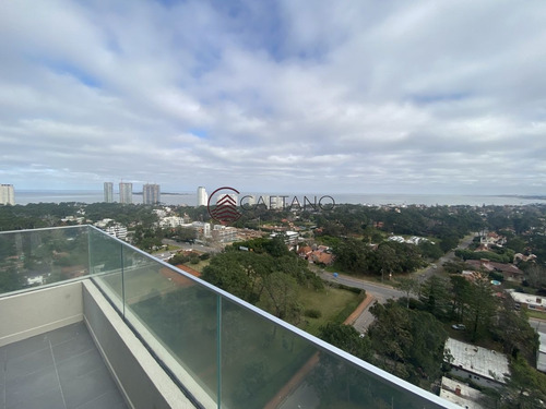 Imagen 1 de 10 de Apartamento Con Excepcional Vista A Playa Mansa - Punta Del Este Roosevelt