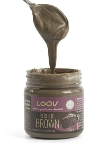 Imagem 5 de 7 de Creme De Chocolate Recheio Brown 160g Chocolife Loov