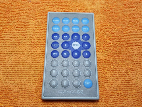 Control Remoto Daewoo Para Dvd Portátil Dpc-7900n (Usado)