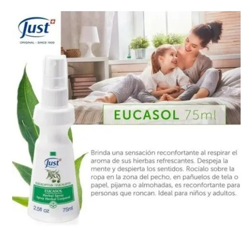 Eucasol Just Spray De Eucalipto 75ml