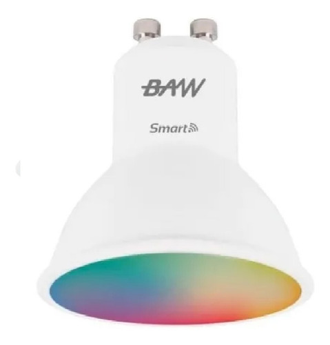 Lámpara Led Dicro Gu10 7w Smart Wifi Baw App Smartlife Color De La Luz Rgb