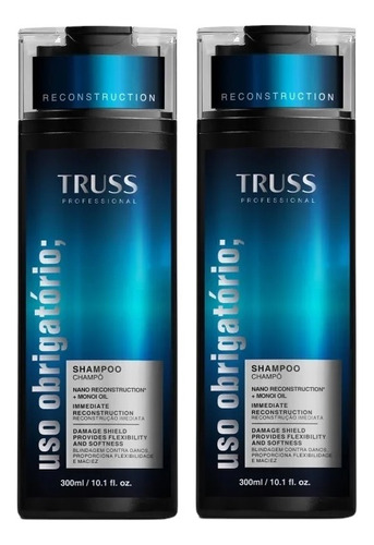 Kit Uso Obrigatório 2 Shampoo + Condicionador Truss