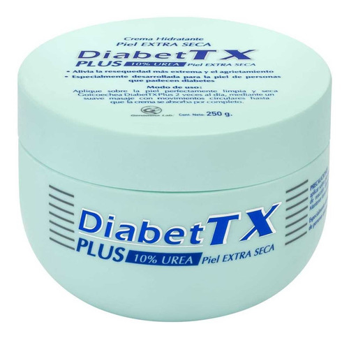 Crema Corporal Diabet-tx Plus Urea X250gr Diabet-tx