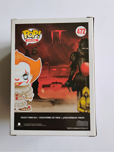 Funko Pop It Pennywise With Boat#472 + Funko Pennywise #542 (Usado)