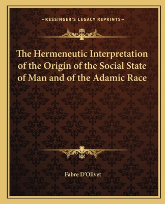 Libro The Hermeneutic Interpretation Of The Origin Of The...
