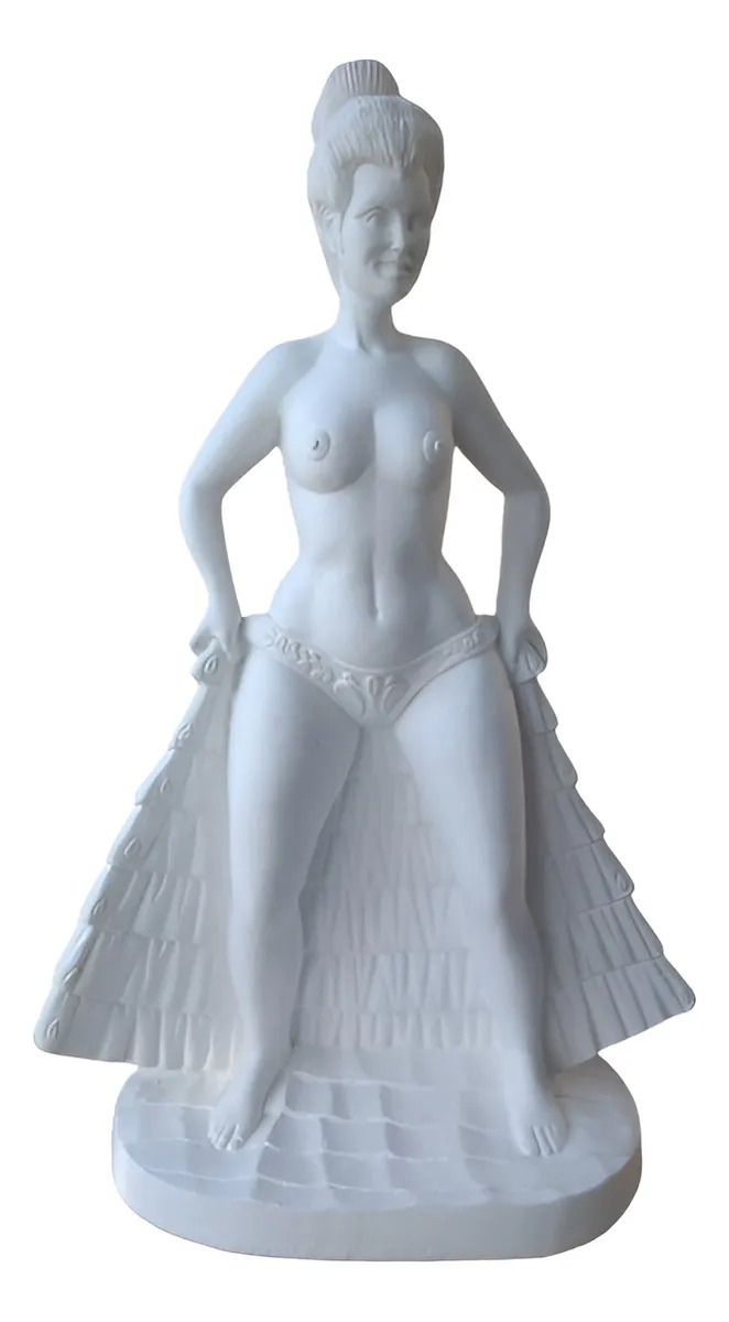 Pomba Gira 7 Saias Imagem Sete Saias Escultura Em Gesso Cru Gesso Cru