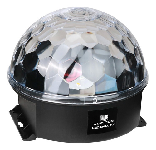 Meia Bola De Cristal Led Estilo Globo Rgbwa Modo Automático