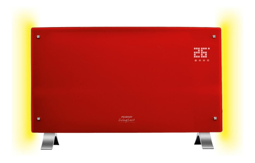 Vitroconvector Peabody Pe-vqdl20r 2000w Curvo Digital Led P1 Color Rojo