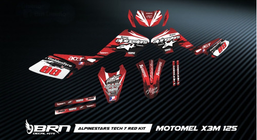 Kit De Calcos Motomel X3m 125