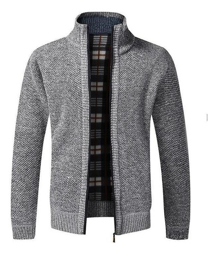 Men's Jacket Zipper Casual Cardigan Collar