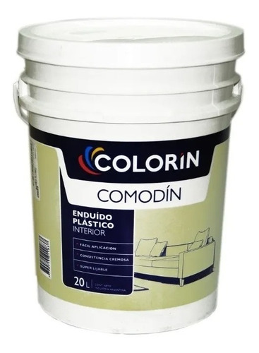 Enduido Plastico Comodin X20 Kgs/ Colorin+1lija Agustina