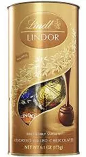 Lata De Chocolates Lindt Lindor Bombones 400g Assorted Dpm