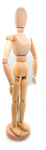 Maniqui De Madera Articulado Figura Femenina 30cm