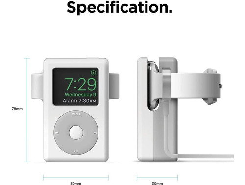 Elago W6 - Soporte Para Apple Watch Series 4/3, 2/1 Blanco