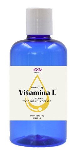 Vitamina E Pura Uso Cosmetico 60 Gramos Antioxidante