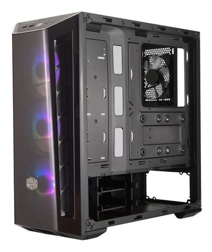 Gabinete Cooler Master Masterbox Mb520 Argb Cristal Templado Color Negro