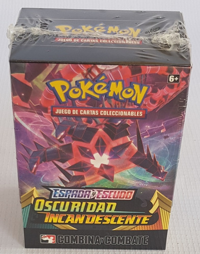 Imagen 1 de 3 de Pokemon Tcg Combina Y Combate Oscuridad Incandescente Nueva