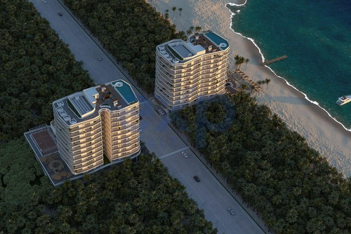 Se Vende Departamento En Preventa (06/2026) En Piso 9 De Condominio En 1ª Fila Al Mar En Punta Sam Ubicada Entre El Norte De Cancún Y Costa Mujeres.