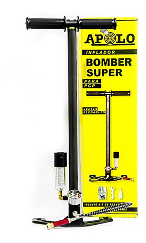 Inflador Apolo Pcp Super Bomber 6000 Psi Filtro Humedad