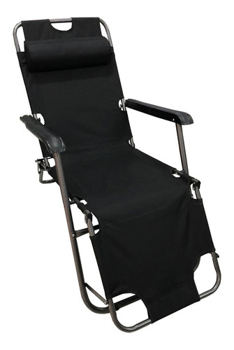 Imagen 1 de 10 de Reposera Plegable Playa, Jardin, Camping Reclinable Verano