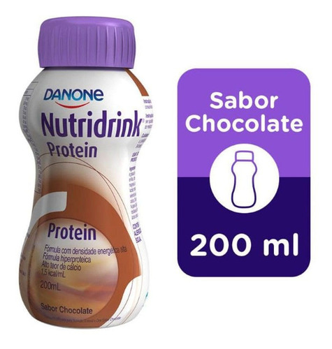 Suplemento Nutridrink Protein Chocolate 200ml Danone