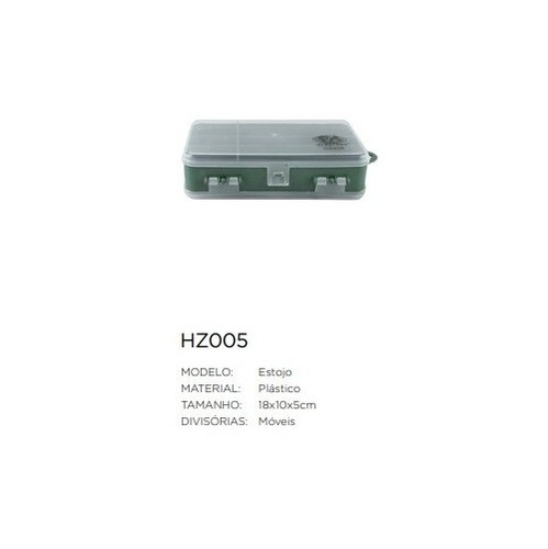 Caixa Estojo Para Pesca Hz005 Albatroz 18x10x5