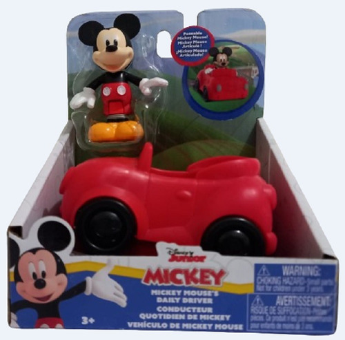 Mickey Mouse Articulado Disney Junior Vehiculo De Paseo