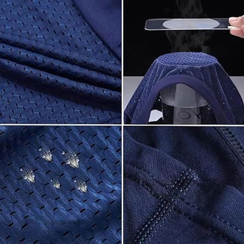 . Boxer Tejido De Seda De Hielo Para Hombre 4 Piezas