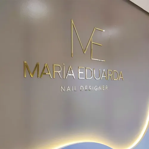 Logo Acrílico Letreiro Personalizado Logomarca 1m X 50cm Dourado