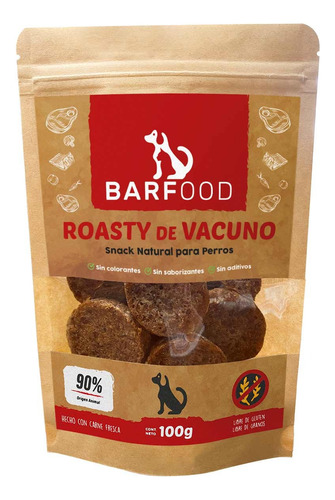 Barfood Roasty De Vacuno Para Perros