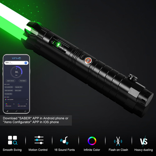 Sable De Luz Cristal Resistente Para Duelo Xrgb 3.0 Sonido