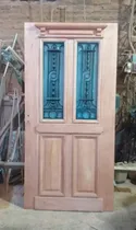 Comprar Puerta En Cedro Estilo Antiguo Con Vidrio 80x200 Extra Porch
