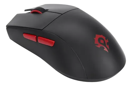 Mouse Gamer Sem Fio Redragon World Of Warcraft Horda PMW3395