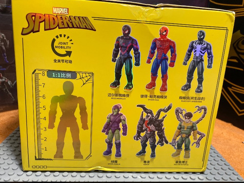 Marvel Spider Man Mini Figuras Armables Colección (Usado)