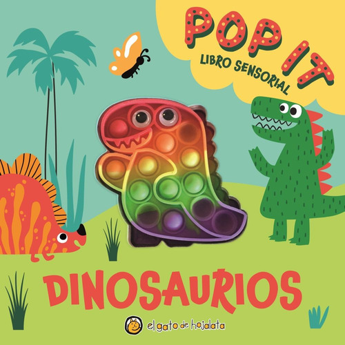 Pop It Libro Sensorial - Dinosaurios 