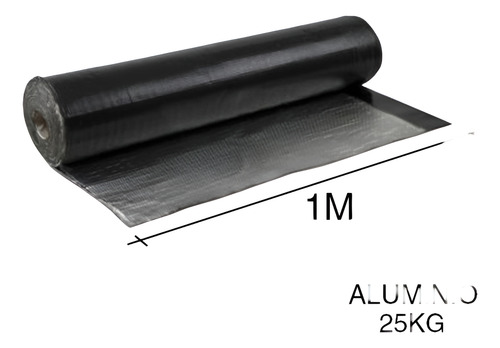 Membrana Aluminizada 25kg Ideal Chapas Directo De Fábrica Gris
