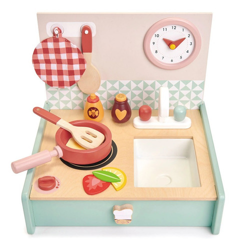 Tender Leaf Toys Mini Chef Cocinita Juguete Niños Cocina Ax®