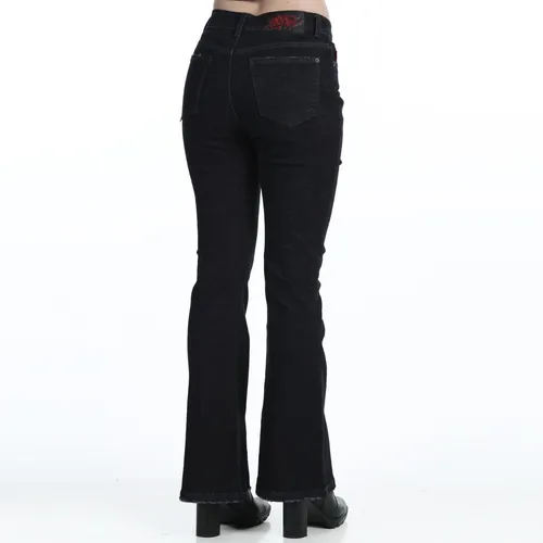 Ellus Jeans Mujer Polly Tiro Alto Raw L29