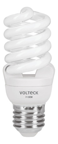 Foco Espiral Mini Luz Cálida Volteck 