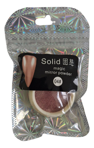 Polvo Espejo Magic Mirrow Powder Solid Nails Decoración 