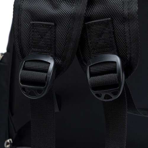 Mochila Executiva De Rodinhas Espaçosa Reforçada Trabalho Cor Preto Desenho Do Tecido Liso