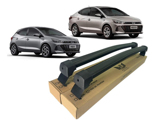 Rack Para Hb20 2020 Até 2025 Hatch Ou Sedan Alumínio