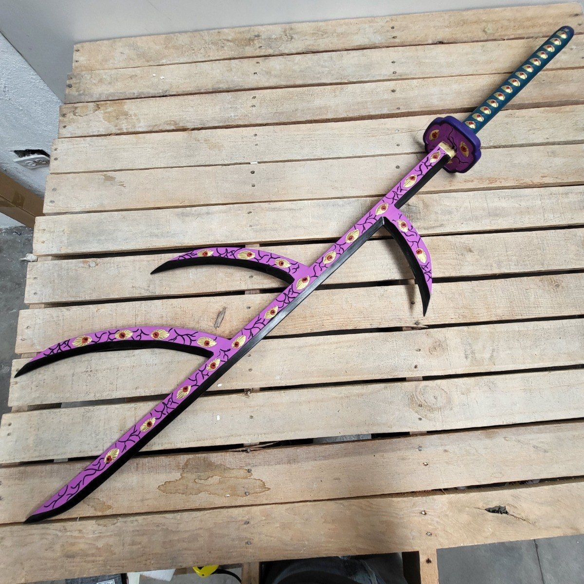 Espada Demoniaca Kokushibo Demon Slayer Resina Para Cosplay ARMADURAS espada-demoniaca-kokushibo-demon-slayer-resina-para-cosplay-armaduras