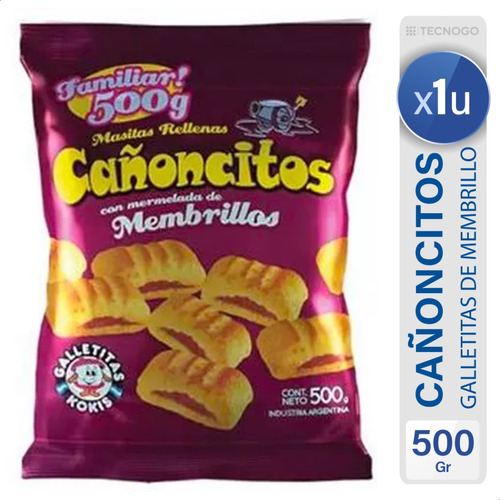 Galletitas Kokis Cañoncitos De Membrillo Dulce- Mejor Precio