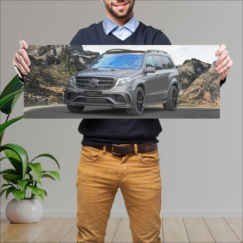 Cuadro 30x80cm Auto 2017 Mercedes Amg Gls 63 By 795